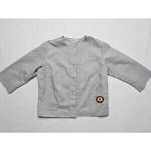 Vintage Marvin Neitzel Nursing Smock Womens Medium Patch Thornton Junior College